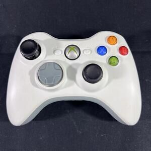 Official Microsoft Xbox 360 Wireless Controller OEM - White/black